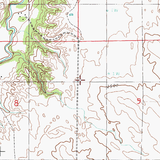 Topographic Map of School Number 32, NE