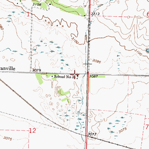Topographic Map of School Number 34, NE