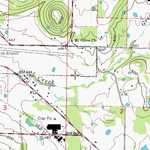 Topographic Map of Hospital Heliport, AR