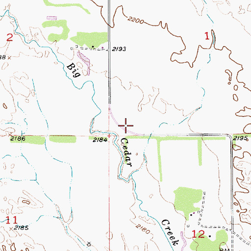 Topographic Map of School Number 34, NE