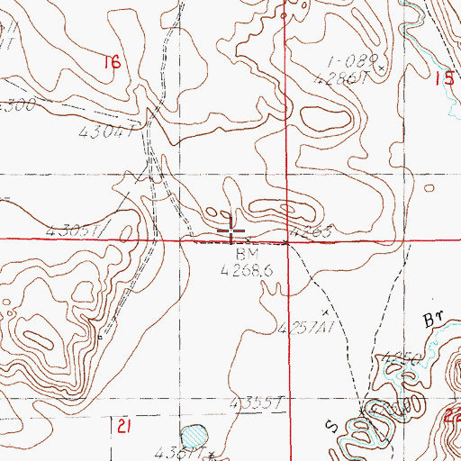 Topographic Map of School Number 35, NE