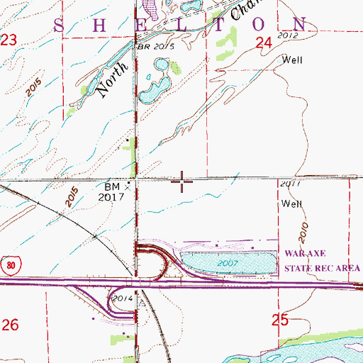 Topographic Map of School Number 37, NE