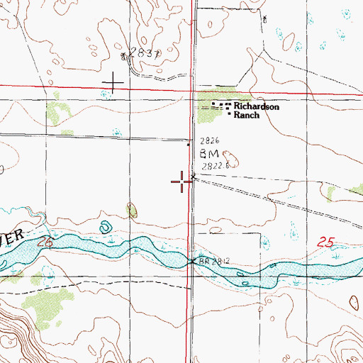 Topographic Map of School Number 37, NE