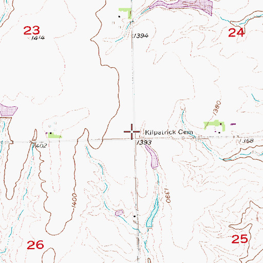 Topographic Map of School Number 38, NE