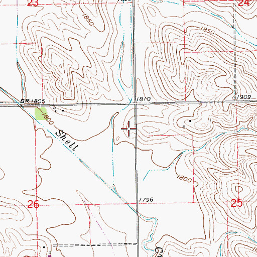 Topographic Map of School Number 38 (historical), NE