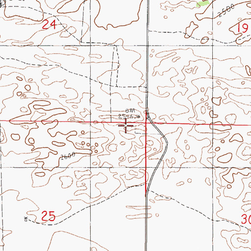 Topographic Map of School Number 38, NE