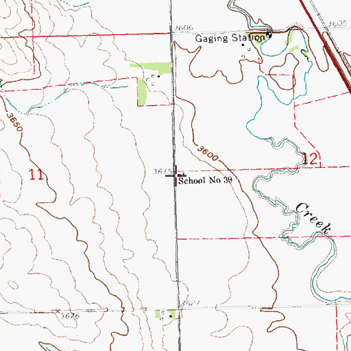 Topographic Map of School Number 39, NE