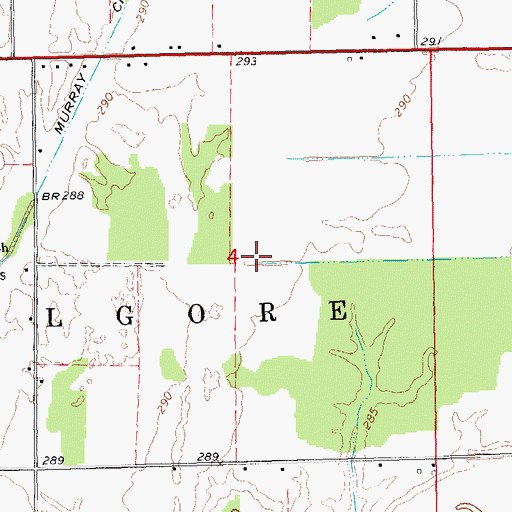 Topographic Map of Corning Municipal Airport, AR