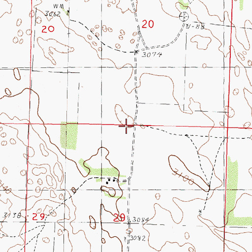 Topographic Map of School Number 39, NE