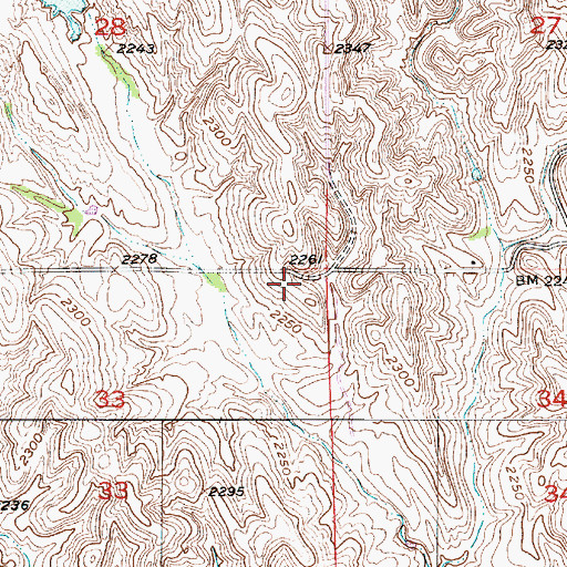 Topographic Map of School Number 4, NE