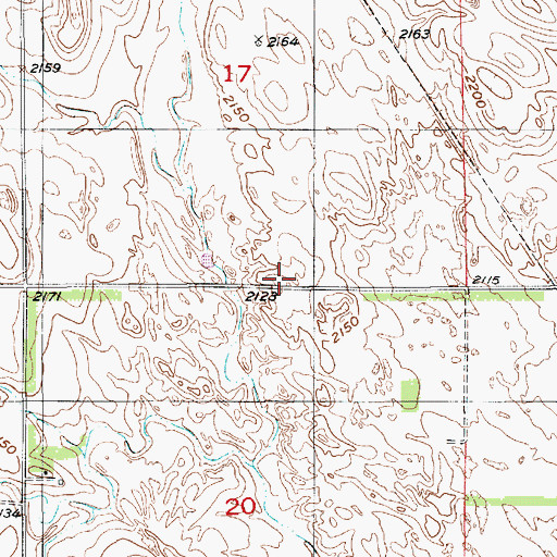 Topographic Map of School Number 40, NE
