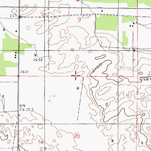 Topographic Map of School Number 41, NE