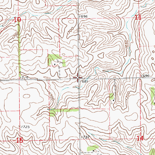 Topographic Map of School Number 42, NE