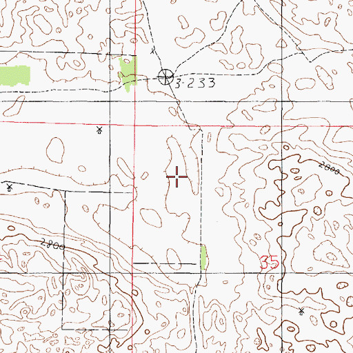 Topographic Map of School Number 44, NE
