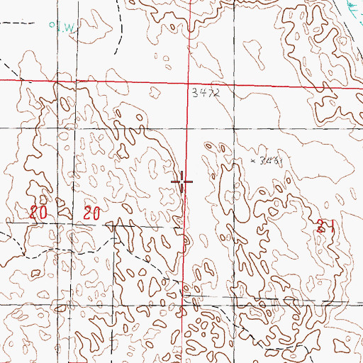 Topographic Map of School Number 45, NE