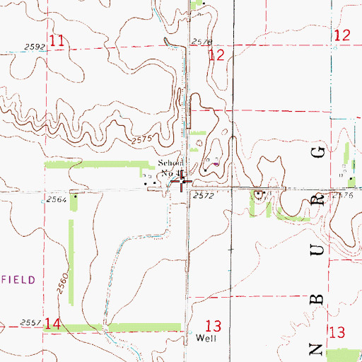 Topographic Map of School Number 47, NE