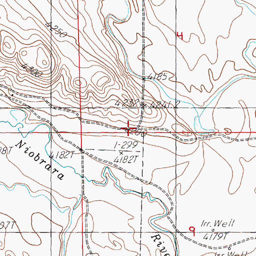Topographic Map of School Number 48, NE
