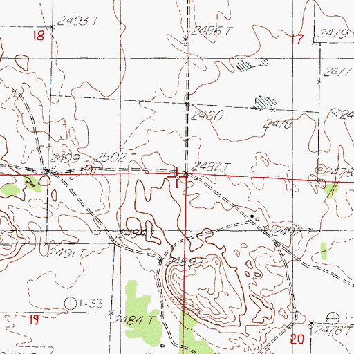 Topographic Map of School Number 48 (historical), NE