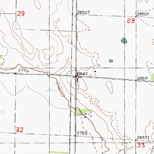 Topographic Map of School Number 48, NE