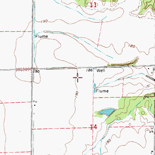 Topographic Map of De Witt Municipal Airport Whitcomb Field, AR