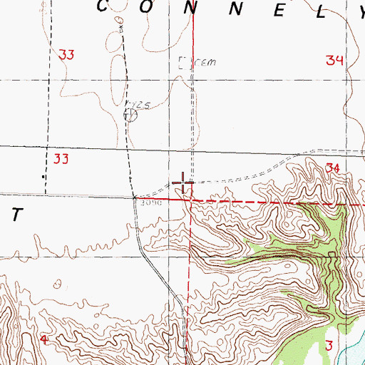 Topographic Map of School Number 49, NE
