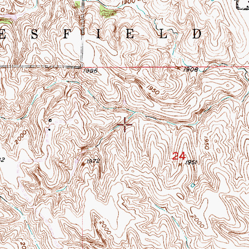 Topographic Map of School Number 5 (historical), NE