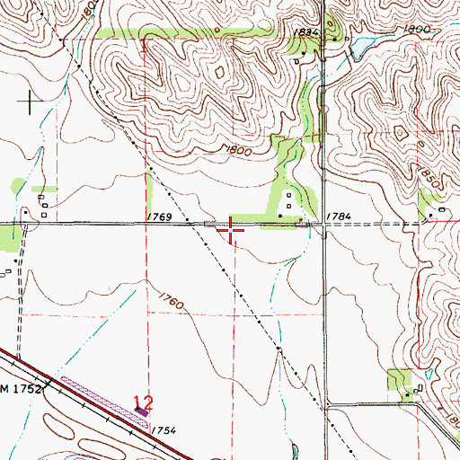 Topographic Map of School Number 5, NE