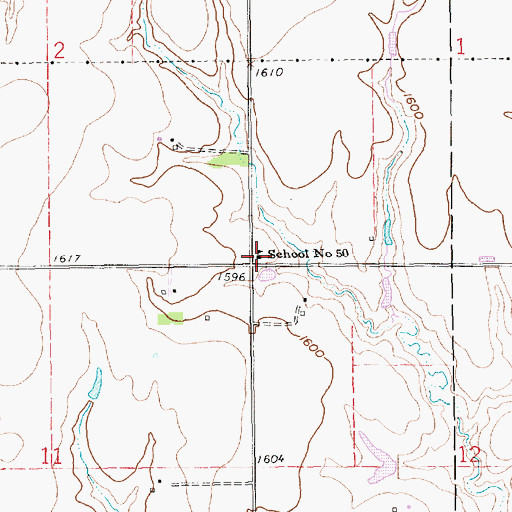 Topographic Map of North Star School (historical), NE