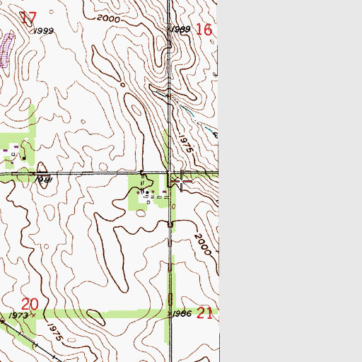 Topographic Map of School Number 57, NE