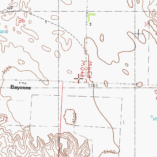 Topographic Map of School Number 58, NE