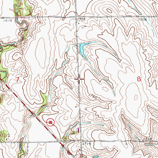 Topographic Map of School Number 59, NE