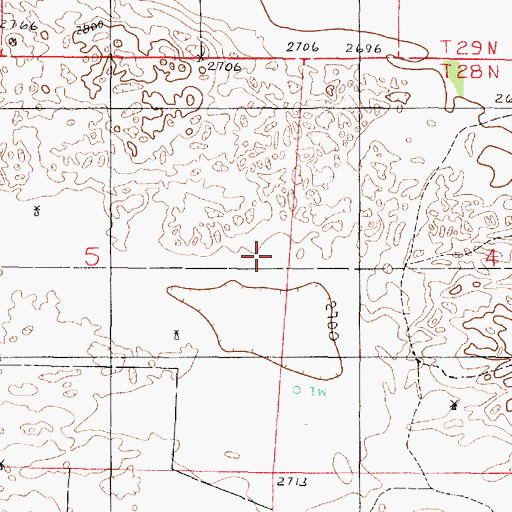 Topographic Map of School Number 6, NE