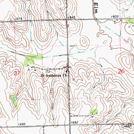 Topographic Map of School Number 60, NE