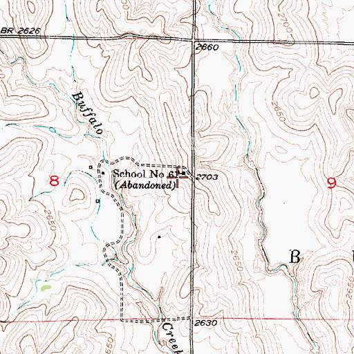 Topographic Map of School Number 61, NE