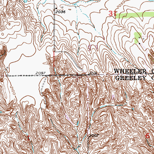Topographic Map of School Number 68, NE