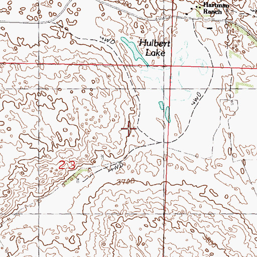 Topographic Map of School Number 7, NE