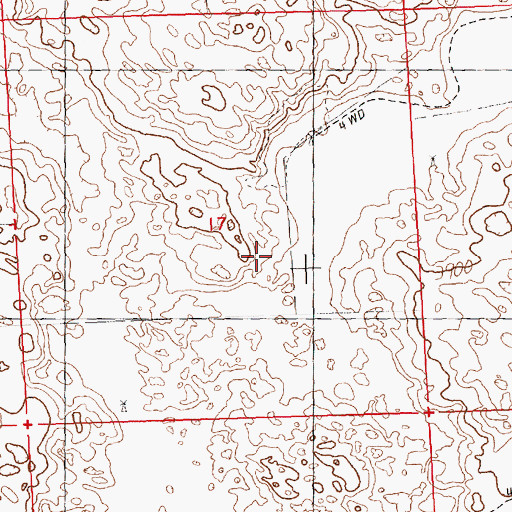 Topographic Map of School Number 71, NE