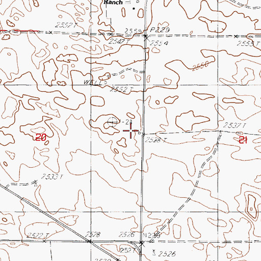 Topographic Map of School Number 72 (historical), NE