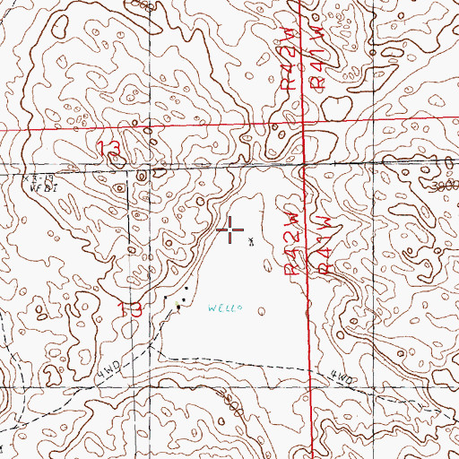 Topographic Map of School Number 74, NE