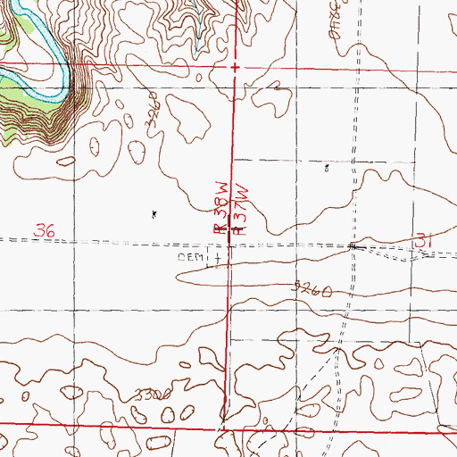 Topographic Map of School Number 74, NE