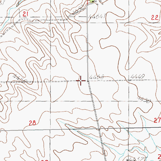 Topographic Map of School Number 76, NE