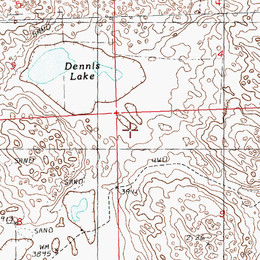 Topographic Map of School Number 78, NE