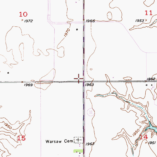 Topographic Map of School Number 8, NE