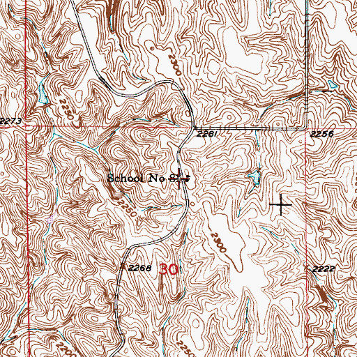 Topographic Map of School Number 81, NE