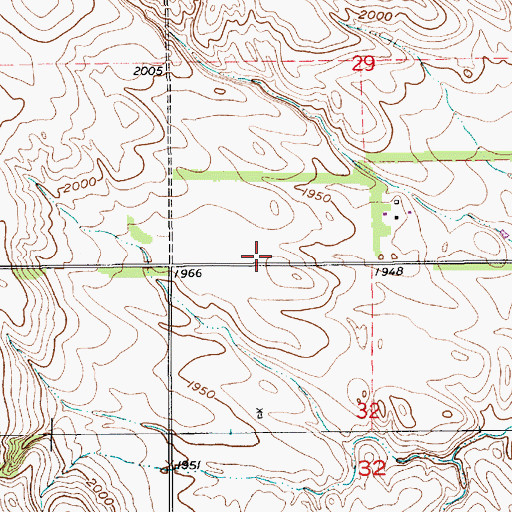 Topographic Map of School Number 89 (historical), NE