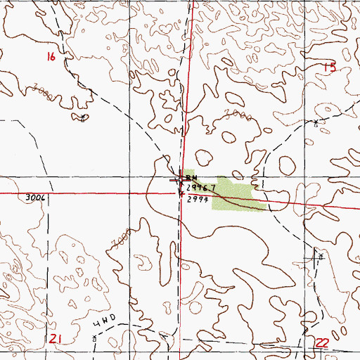 Topographic Map of School Number 9, NE