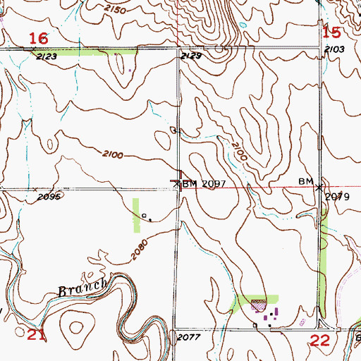 Topographic Map of School Number 9, NE