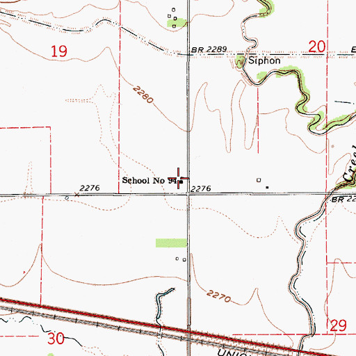 Topographic Map of School Number 94, NE