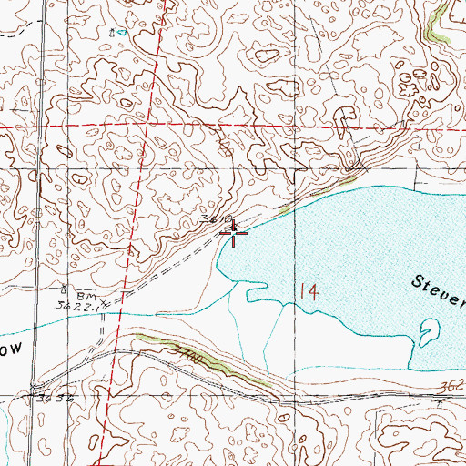 Topographic Map of South School Number 135, NE