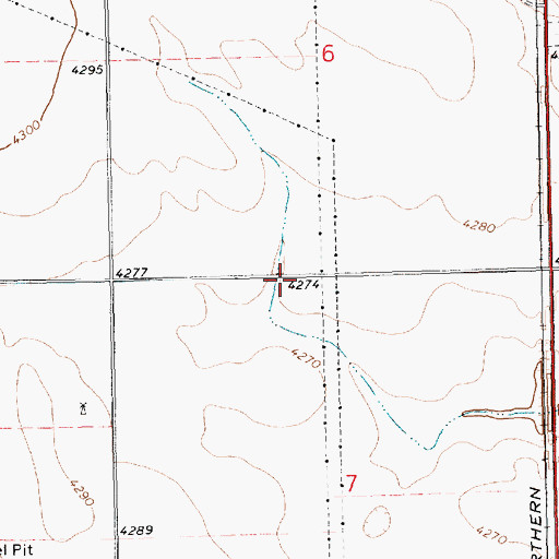 Topographic Map of South School Number 28, NE